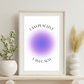 I AM Peaceful- Aura print