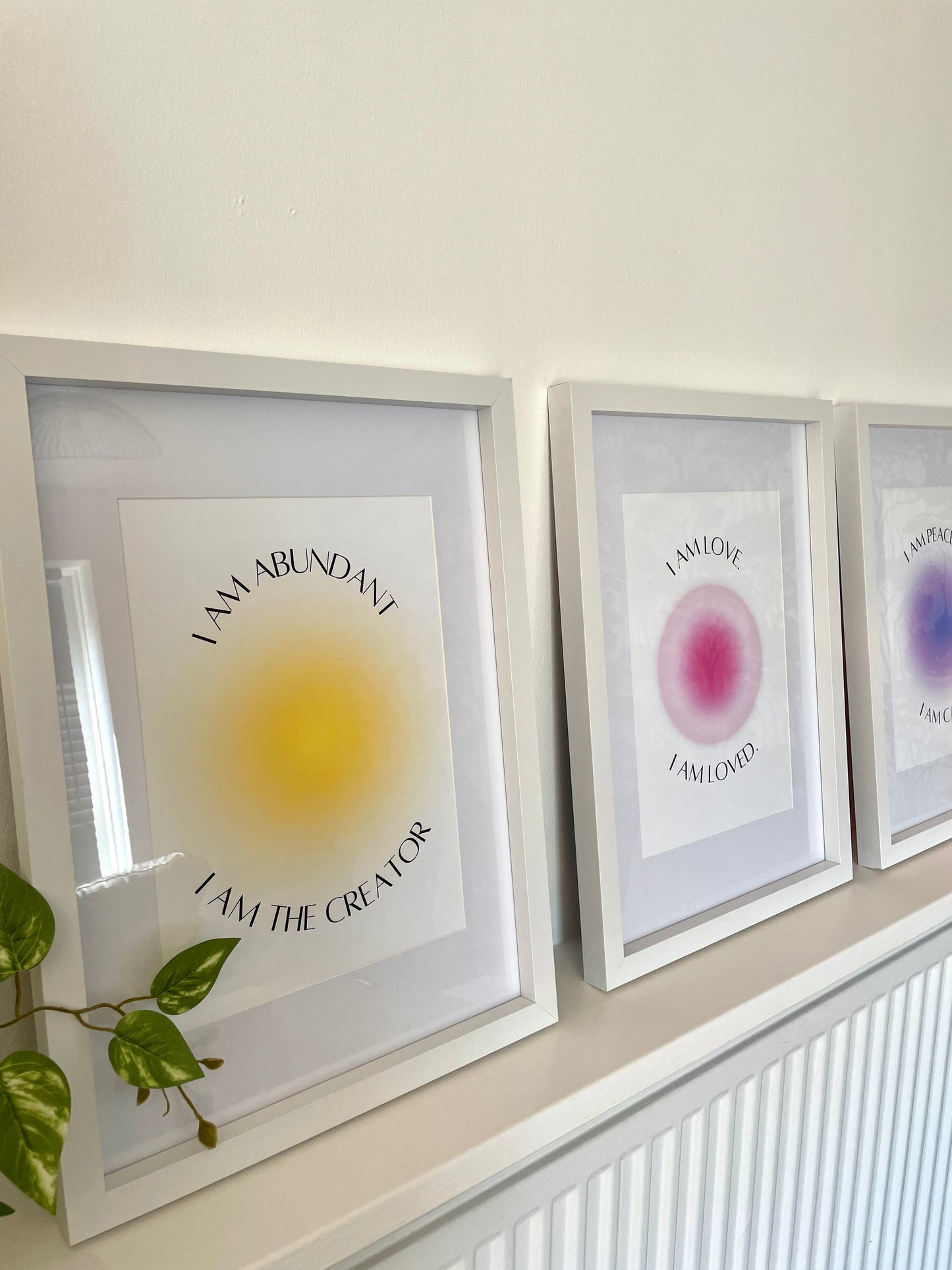 Affirmation Aura Prints - Set of 3