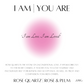 Rose Quartz Affirmation Candle - 'I AM Love, I AM Loved' 30cl